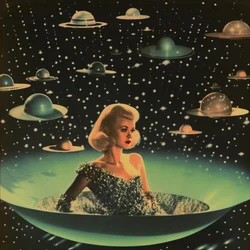 Glamour espacial retro