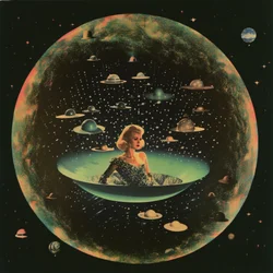 Glamour espacial retro