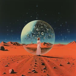 El poder del orbe: arte del collage
