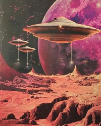 OVNIs sobre el planeta rojo