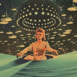 Encuentro espacial vintage
