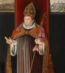 Guillermo de Wykeham (óleo sobre tabla)