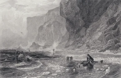 Ilustración para El Pirata de Sir Walter Scott