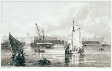 Deptford, c.1812 (aguafuerte)