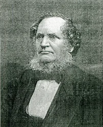 Edward Henry Smith Stanley, Lord Stanley, grabado después de una fotografía de Samuel A. Walker. c.1865