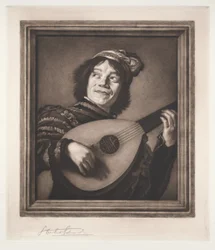 El jugador de laúd, siglos XIX-XX