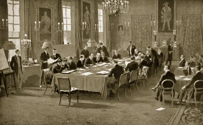 Firma del Tratado de Londres, 1913