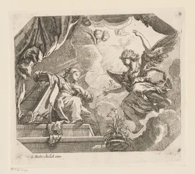 Anunciación a María Varios diseños (título de la serie) Opera Varia Historica, Poetica & Iconologica (título de la serie)