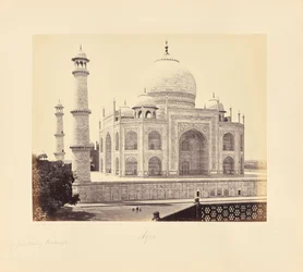 Agra; El Taj, desde la esquina del cuadrilátero