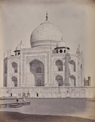 Agra. El Taj, el centro de la ciudad principal