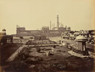 Delhi; El Jumma Musjid, desde el norte