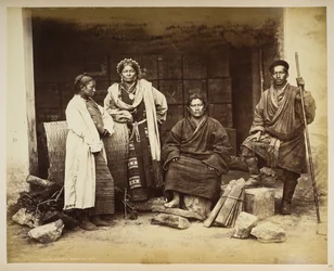 Grupo de Bhooteas, Darjeeling, de 