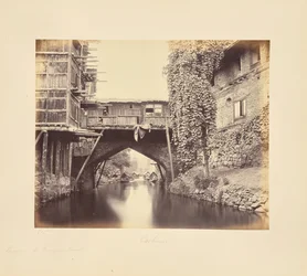 Srinagar; un puente sobre el canal Marqual