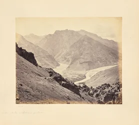 La confluencia de los ríos Peen y Spiti, desde Dunkar