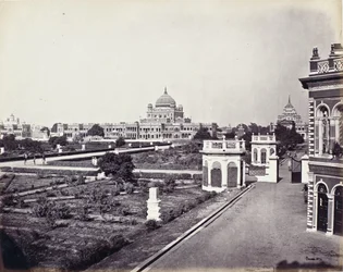 Vista en el palacio Qaisar Bagh