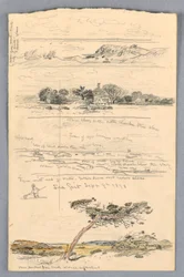 Dibujo, Bocetos de Sea Girt, Nueva Jersey, septiembre de 1878
