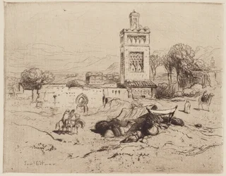 Ruinas de una Mezquita, Tlemcen, Argelia