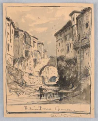 El río Darro, Granada