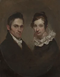 El reverendo Hiram Bingham y Sybil Moseley Bingham (1789-1869; 1792-1848)