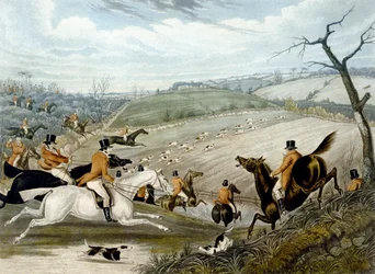La gran caza del zorro de Leicestershire, placa 1