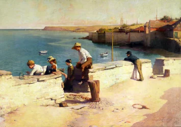 Atardecer en Padstow, 1890