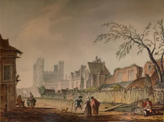 Puerta de San Agustín, Canterbury, siglo XVIII