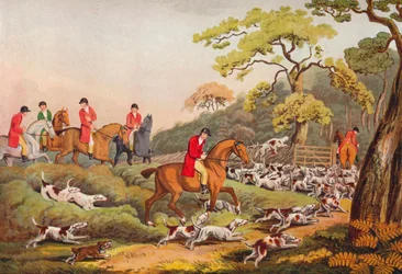 Yendo a cubrirse, c1810