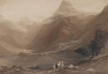 Lago Llanberis, Gales del Norte, 1820-30