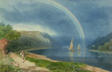 Arco iris en el río Avon, c.1825