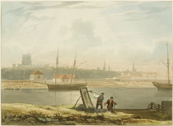 Vista del Puerto Flotante, c.1825