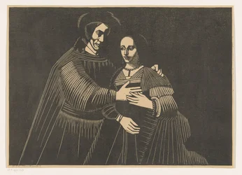 Retrato de una pareja como figuras del Antiguo Testamento, llamado 