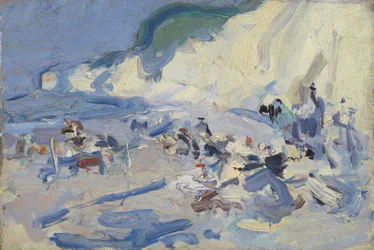 Berneval (óleo sobre madera)