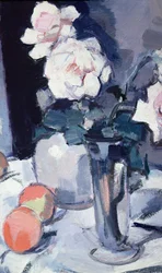 Rosas en un jarrón