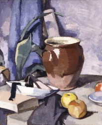 The Brown Crock (óleo sobre lienzo)