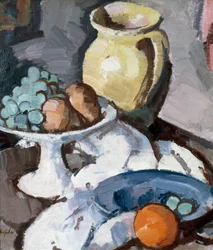 La jarra amarilla, c.1930 (óleo sobre lienzo)