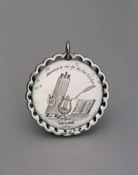 Medalla bordada, c.1850 (plata)