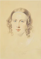Primer retrato de Catherine Dickens, 1838