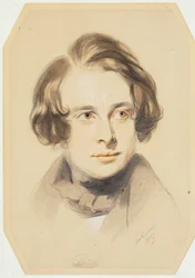Primer retrato de Charles Dickens, 1837