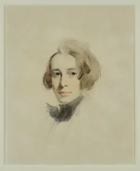 Boceto preliminar de Charles Dickens, 1837