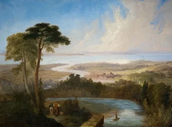 Vista panorámica del estuario del Severn