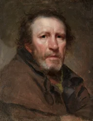 "Old Pat", El mendigo independiente, c. 1819 (óleo sobre madera)