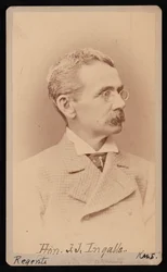 Retrato de John James Ingalls