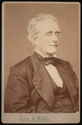 Retrato del Rev. Mason Noble 1809-1881, entre 1876 y 1880