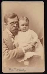 Retrato de William Young y su hijo