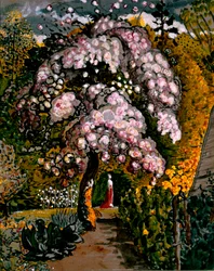 En el jardín de Shoreham por Samuel Palmer