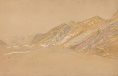 Montañas junto al Descanso del Viajero, cerca de Dolgelly