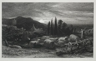 La luna creciente, 1857