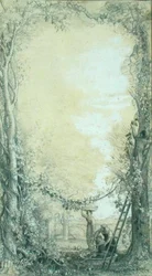 La Vendimia, diseño para una ilustración de 