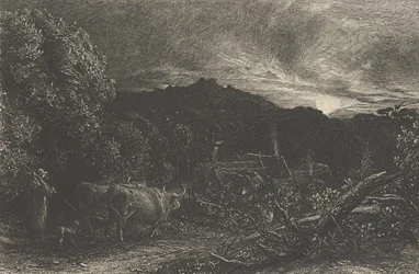 El Labrador Cansado, o El Pastor, o Tardus Bubulcus, comenzado en 1858