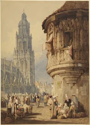 Escena de mercado